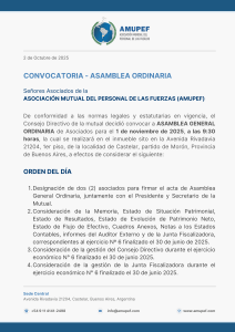 2510 - Convocatoria Ordinaria