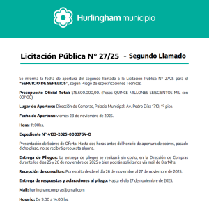 licitacion 27-25
